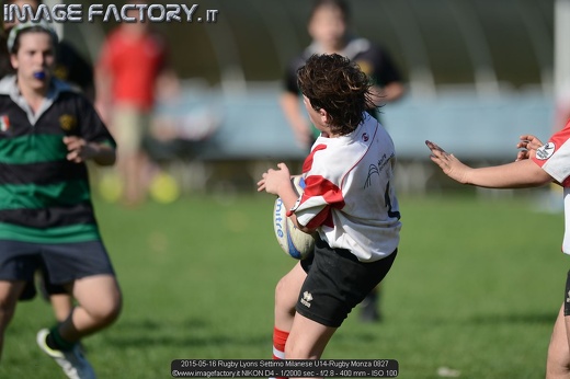 2015-05-16 Rugby Lyons Settimo Milanese U14-Rugby Monza 0827
